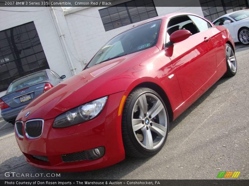 Crimson Red / Black 2007 BMW 3 Series 335i Convertible