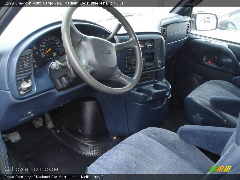Medium Cadet Blue Metallic / Blue 1999 Chevrolet Astro Cargo Van