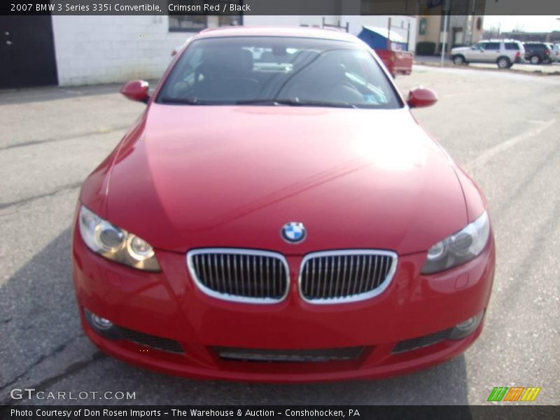 Crimson Red / Black 2007 BMW 3 Series 335i Convertible