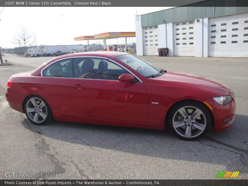 Crimson Red / Black 2007 BMW 3 Series 335i Convertible