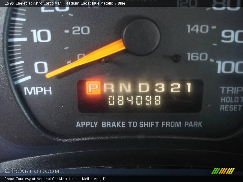 Medium Cadet Blue Metallic / Blue 1999 Chevrolet Astro Cargo Van