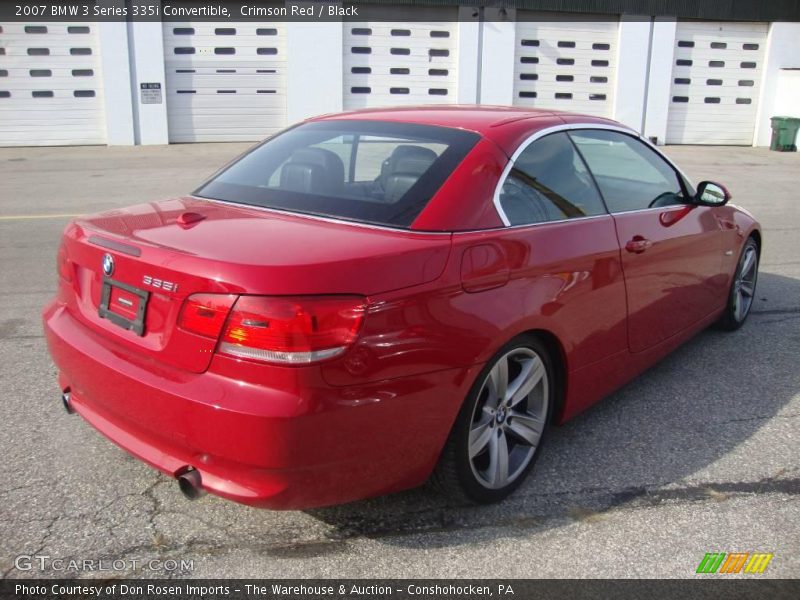 Crimson Red / Black 2007 BMW 3 Series 335i Convertible