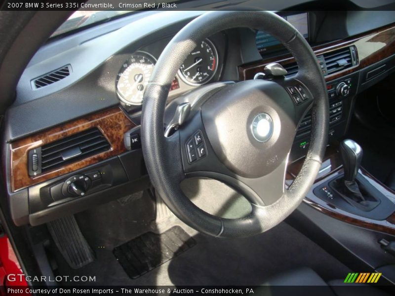 Crimson Red / Black 2007 BMW 3 Series 335i Convertible
