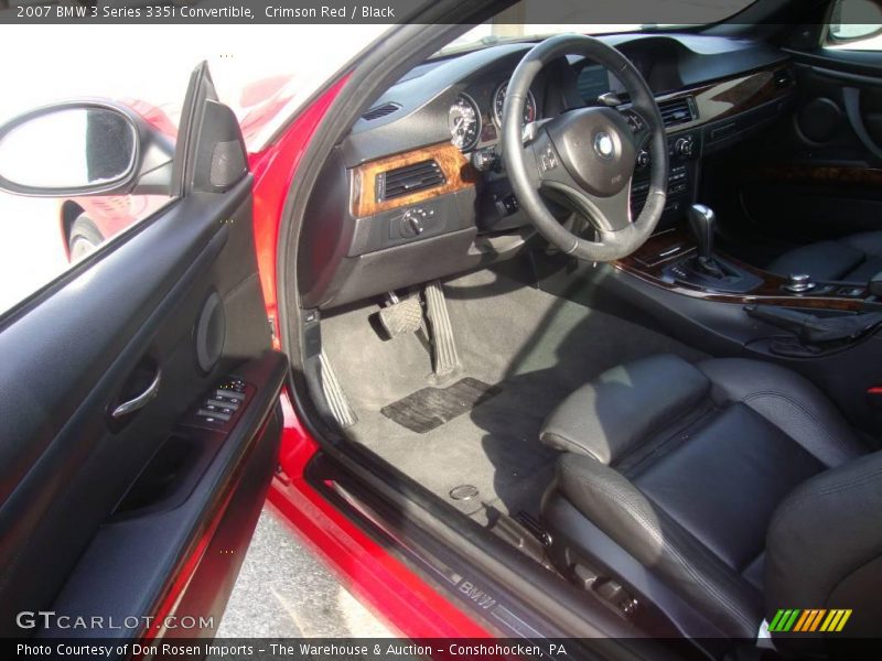 Crimson Red / Black 2007 BMW 3 Series 335i Convertible