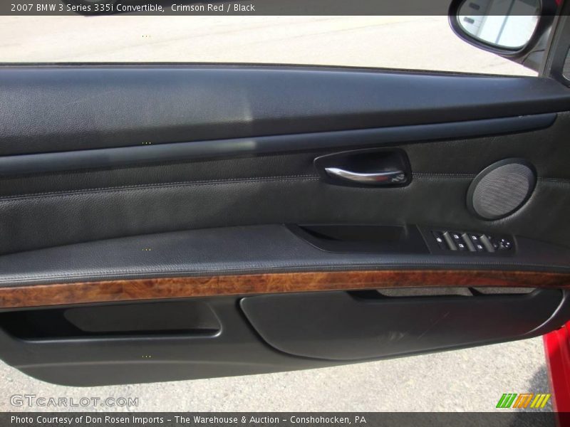 Crimson Red / Black 2007 BMW 3 Series 335i Convertible