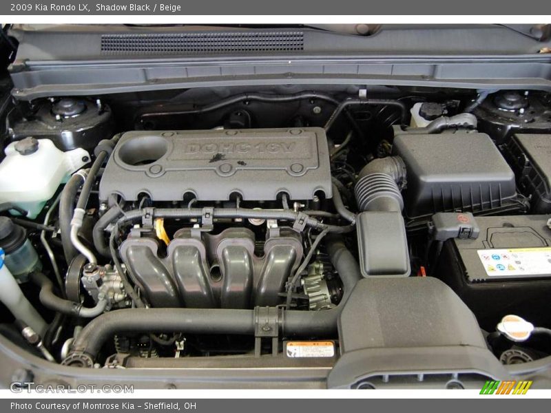 Shadow Black / Beige 2009 Kia Rondo LX