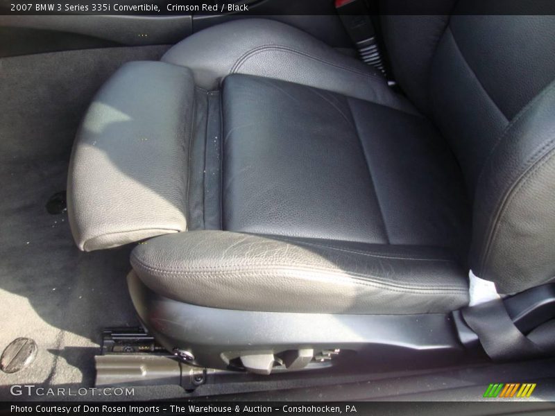Crimson Red / Black 2007 BMW 3 Series 335i Convertible