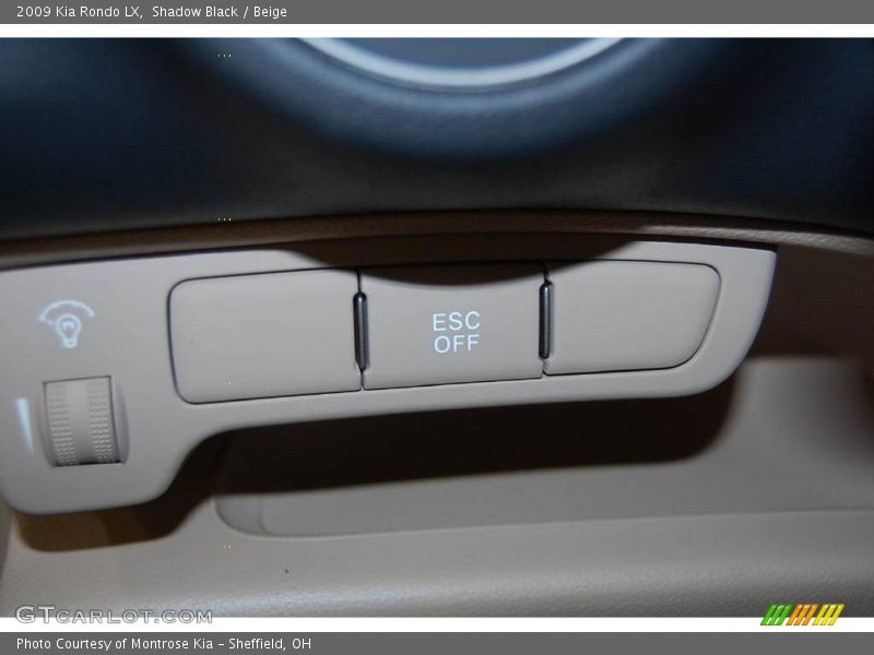 Shadow Black / Beige 2009 Kia Rondo LX