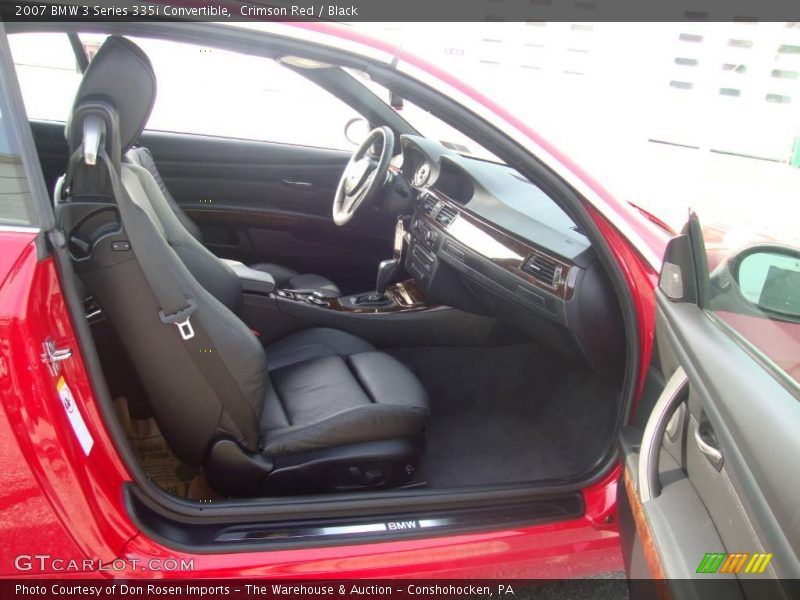 Crimson Red / Black 2007 BMW 3 Series 335i Convertible