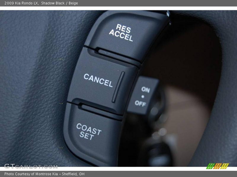 Shadow Black / Beige 2009 Kia Rondo LX