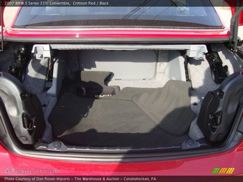 Crimson Red / Black 2007 BMW 3 Series 335i Convertible
