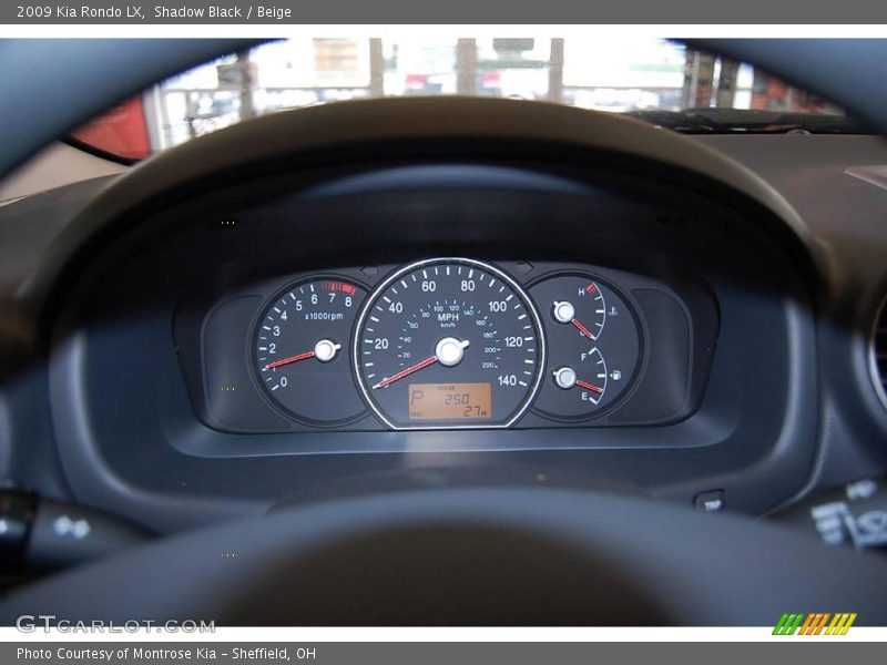 Shadow Black / Beige 2009 Kia Rondo LX