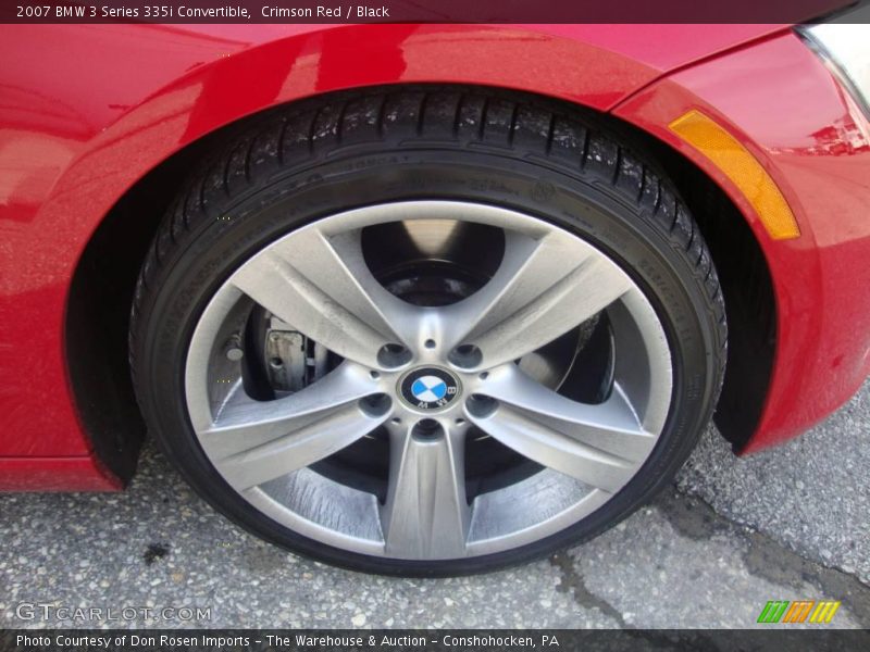 Crimson Red / Black 2007 BMW 3 Series 335i Convertible