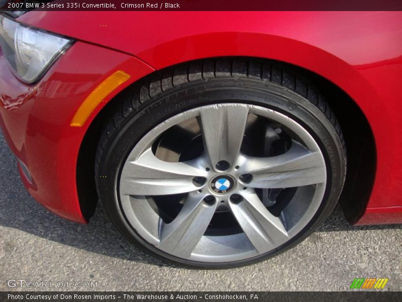 Crimson Red / Black 2007 BMW 3 Series 335i Convertible