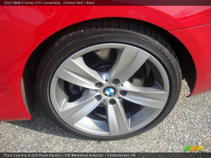 Crimson Red / Black 2007 BMW 3 Series 335i Convertible
