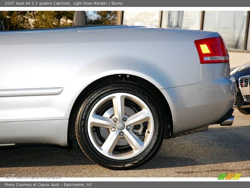 Light Silver Metallic / Ebony 2007 Audi A4 3.2 quattro Cabriolet