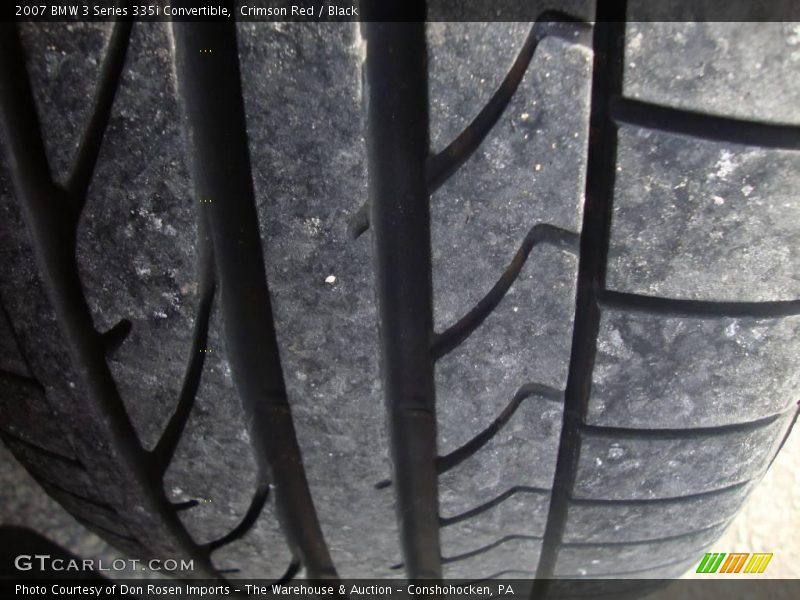 Crimson Red / Black 2007 BMW 3 Series 335i Convertible