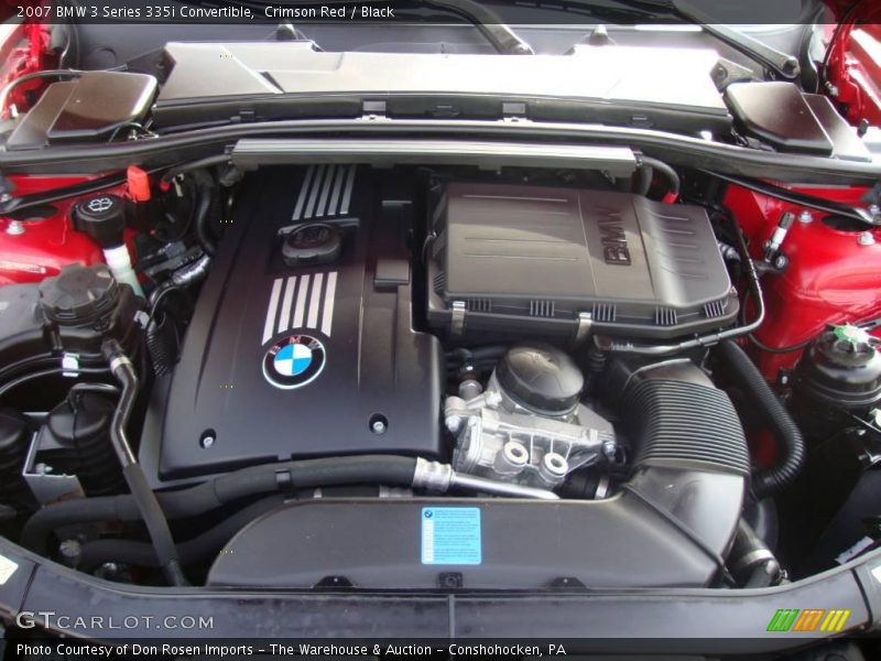 Crimson Red / Black 2007 BMW 3 Series 335i Convertible