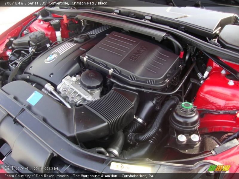 Crimson Red / Black 2007 BMW 3 Series 335i Convertible