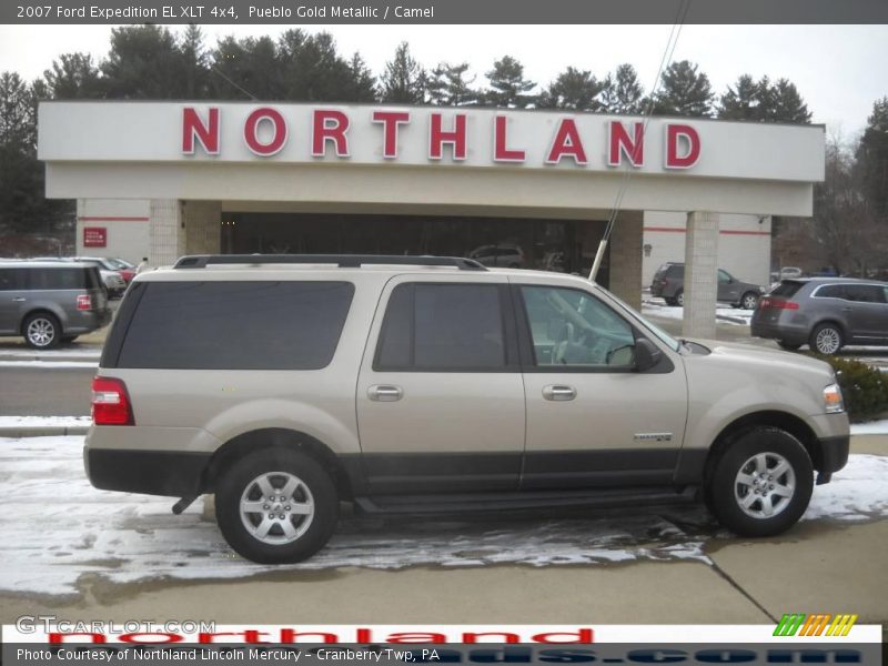 Pueblo Gold Metallic / Camel 2007 Ford Expedition EL XLT 4x4