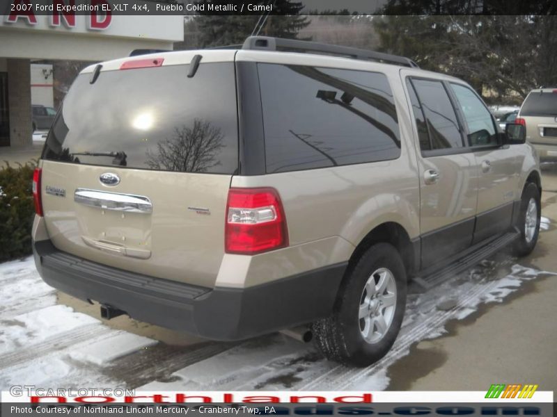 Pueblo Gold Metallic / Camel 2007 Ford Expedition EL XLT 4x4