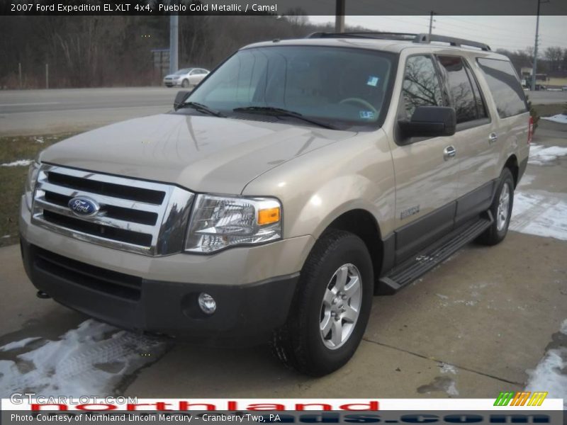 Pueblo Gold Metallic / Camel 2007 Ford Expedition EL XLT 4x4