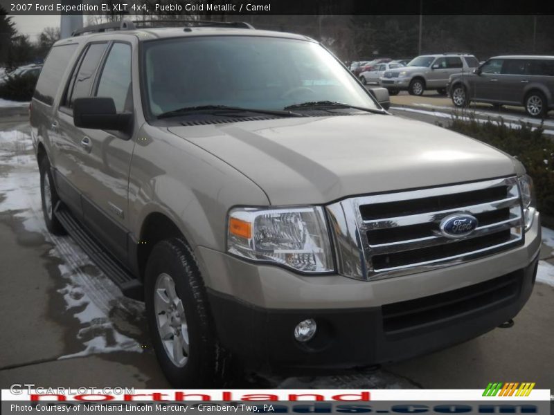 Pueblo Gold Metallic / Camel 2007 Ford Expedition EL XLT 4x4