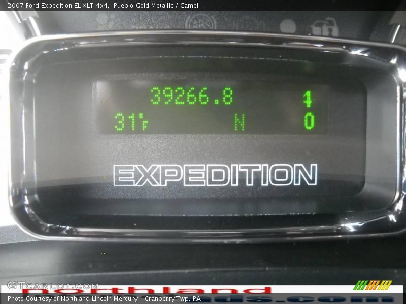 Pueblo Gold Metallic / Camel 2007 Ford Expedition EL XLT 4x4