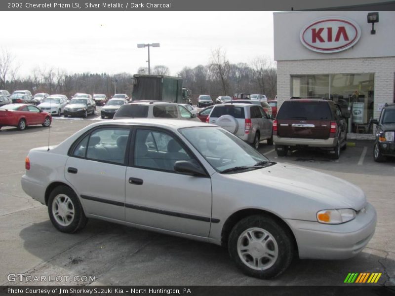 Silver Metallic / Dark Charcoal 2002 Chevrolet Prizm LSi