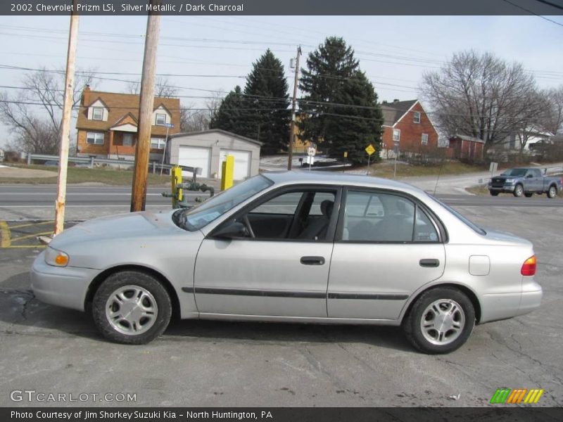 Silver Metallic / Dark Charcoal 2002 Chevrolet Prizm LSi