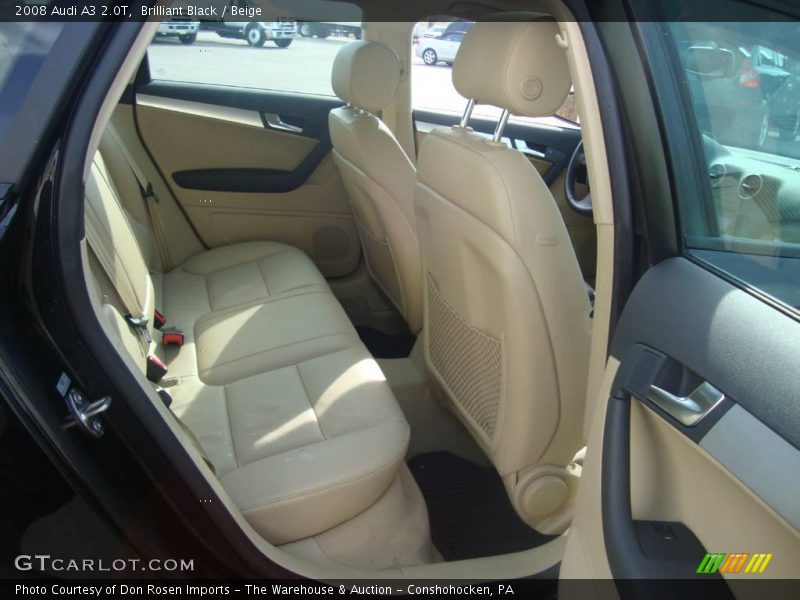 Brilliant Black / Beige 2008 Audi A3 2.0T