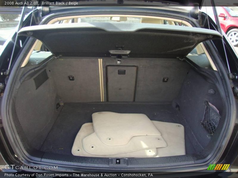 Brilliant Black / Beige 2008 Audi A3 2.0T