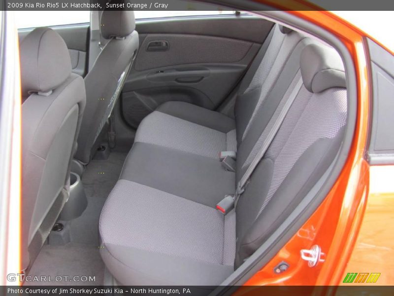 Sunset Orange / Gray 2009 Kia Rio Rio5 LX Hatchback