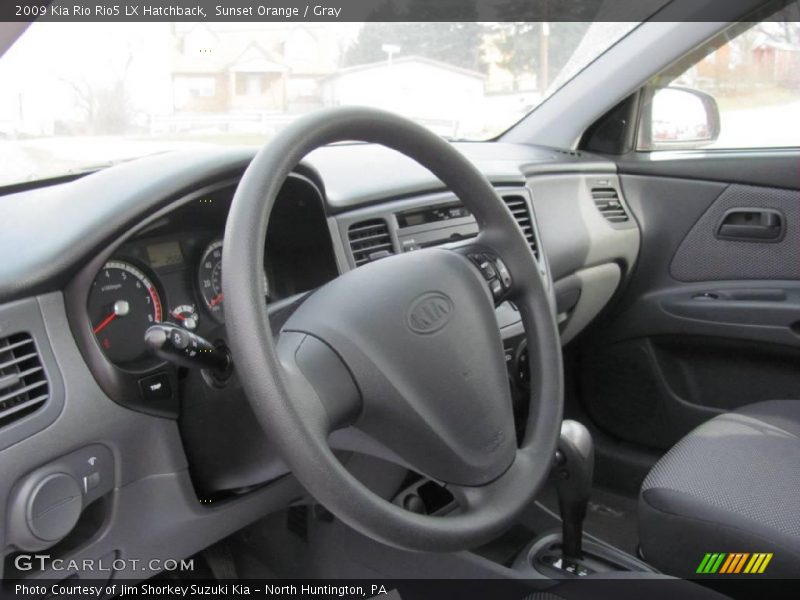 Sunset Orange / Gray 2009 Kia Rio Rio5 LX Hatchback
