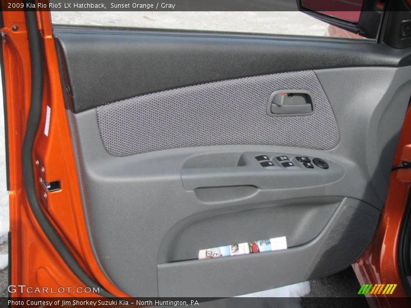 Sunset Orange / Gray 2009 Kia Rio Rio5 LX Hatchback
