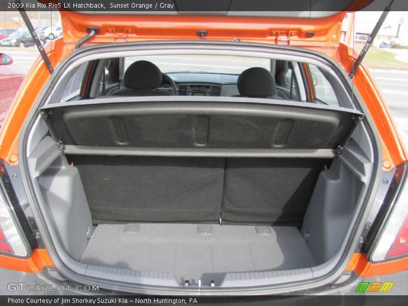 Sunset Orange / Gray 2009 Kia Rio Rio5 LX Hatchback