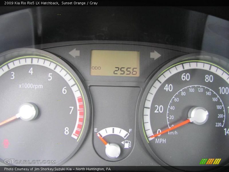 Sunset Orange / Gray 2009 Kia Rio Rio5 LX Hatchback