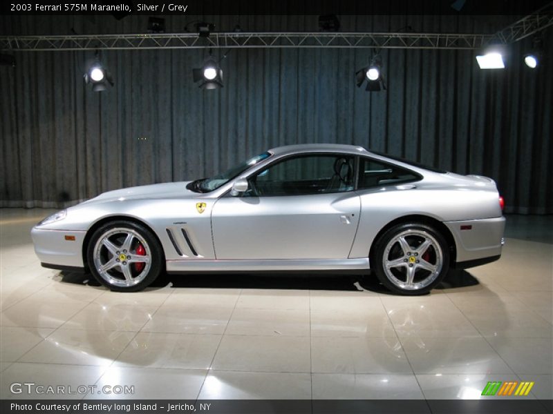 Silver / Grey 2003 Ferrari 575M Maranello