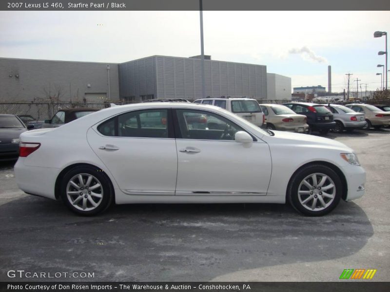 Starfire Pearl / Black 2007 Lexus LS 460