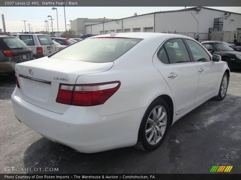 Starfire Pearl / Black 2007 Lexus LS 460
