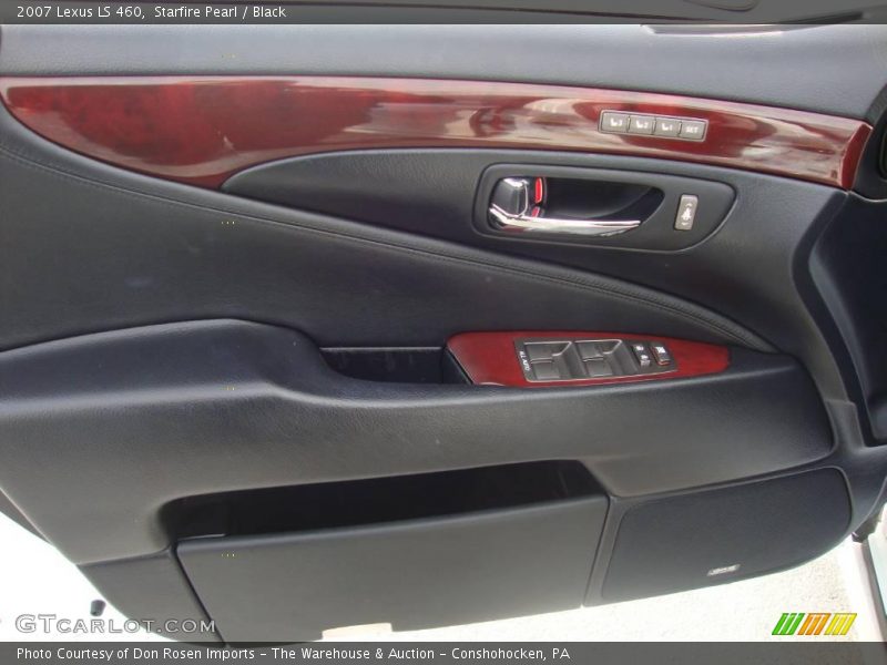 Starfire Pearl / Black 2007 Lexus LS 460