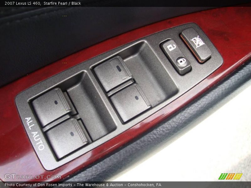 Starfire Pearl / Black 2007 Lexus LS 460