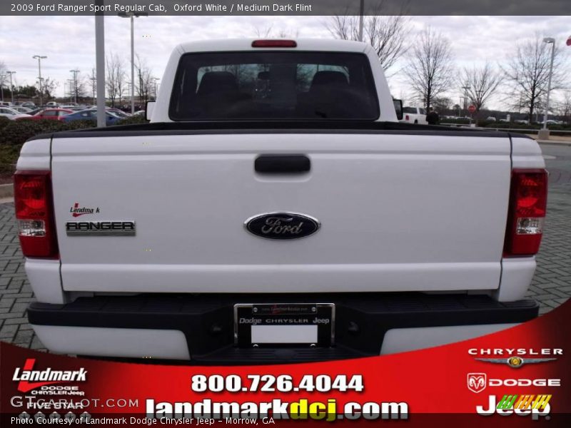 Oxford White / Medium Dark Flint 2009 Ford Ranger Sport Regular Cab
