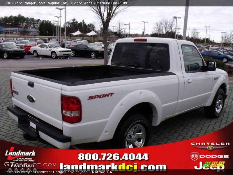 Oxford White / Medium Dark Flint 2009 Ford Ranger Sport Regular Cab