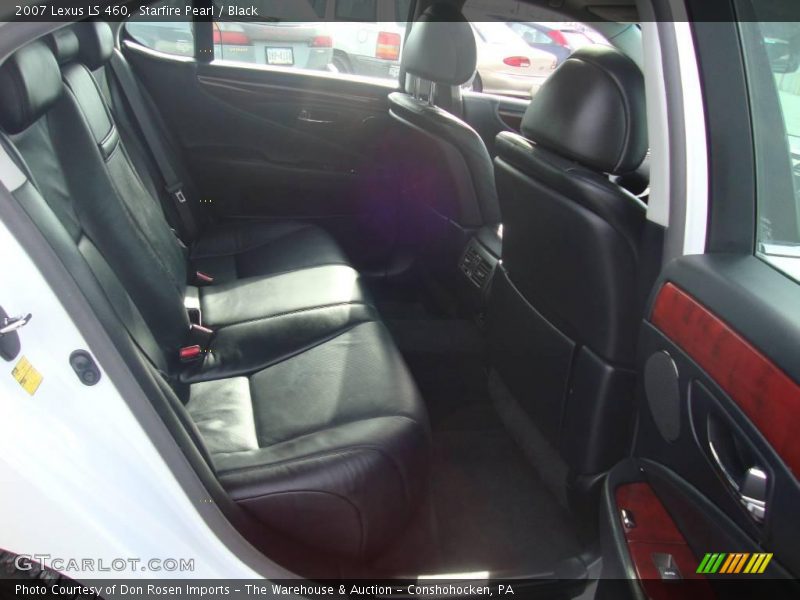 Starfire Pearl / Black 2007 Lexus LS 460