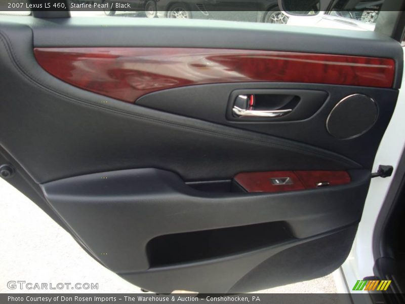 Starfire Pearl / Black 2007 Lexus LS 460