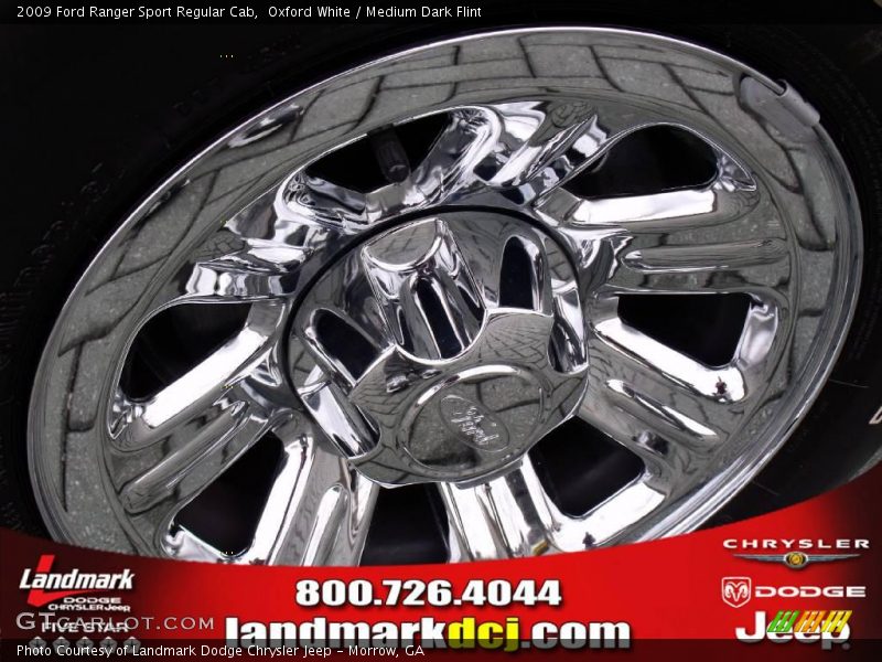 Oxford White / Medium Dark Flint 2009 Ford Ranger Sport Regular Cab