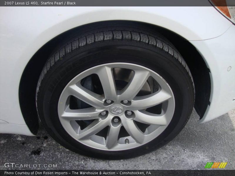 Starfire Pearl / Black 2007 Lexus LS 460