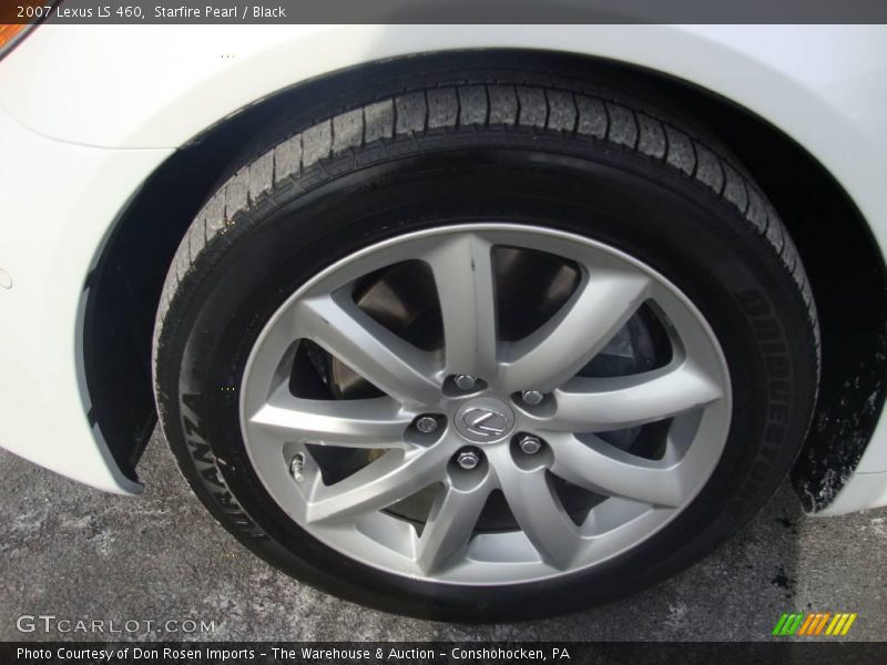Starfire Pearl / Black 2007 Lexus LS 460