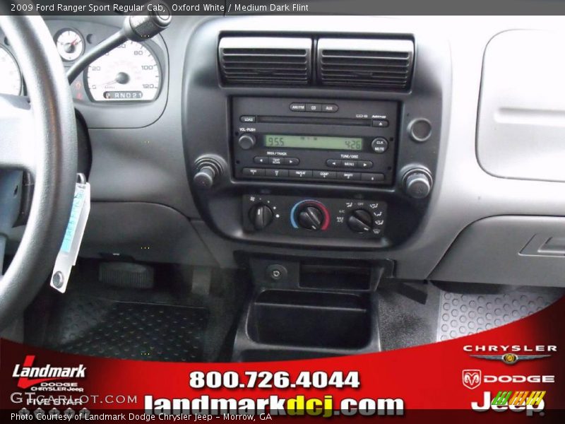 Oxford White / Medium Dark Flint 2009 Ford Ranger Sport Regular Cab